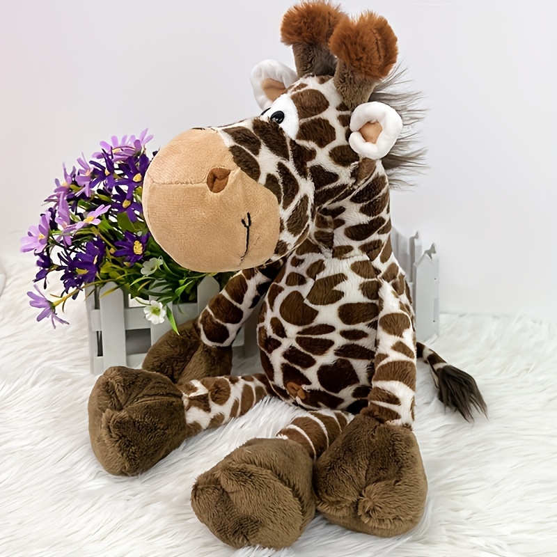 Oreiller en peluche de girafe de 35 à 140CM, 1 pièce, jouets en peluche,  poupées d'animaux réalistes, oreiller doux en peluche pour enfants,  décoration de chambre de bébé, cadeaux - AliExpress