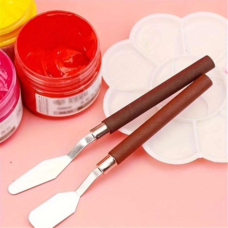 5pcs/set Artist Painting Palette Knife Spatula Paint Art For Thick Paint  Application