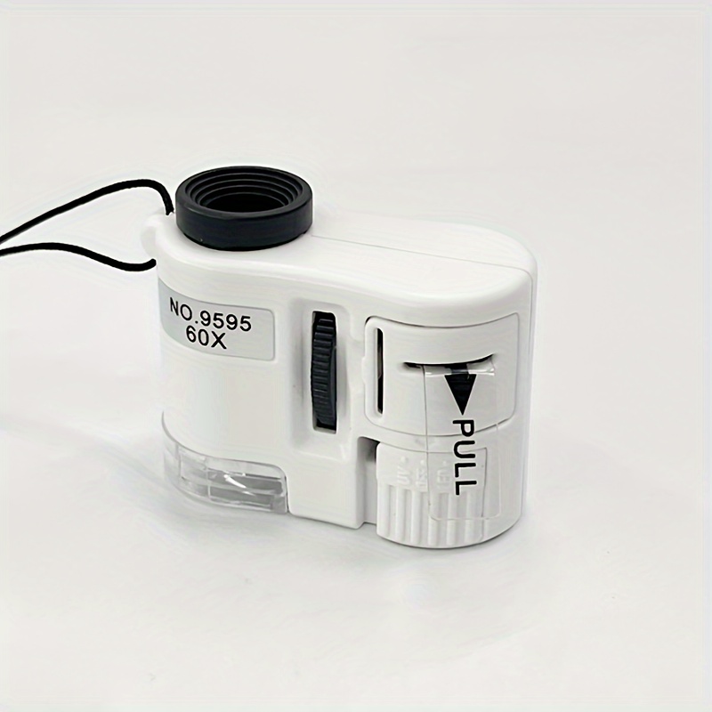 Two Color Options 60x Portable Mini Pocket Microscope - Temu
