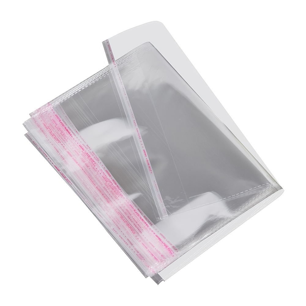 8 X 10 Self-sealing Clear Cellophane Bags - Perfect For Packaging Clothing,  T-shirts, Brochures, Prints, And Handicraft Gifts! - Temu