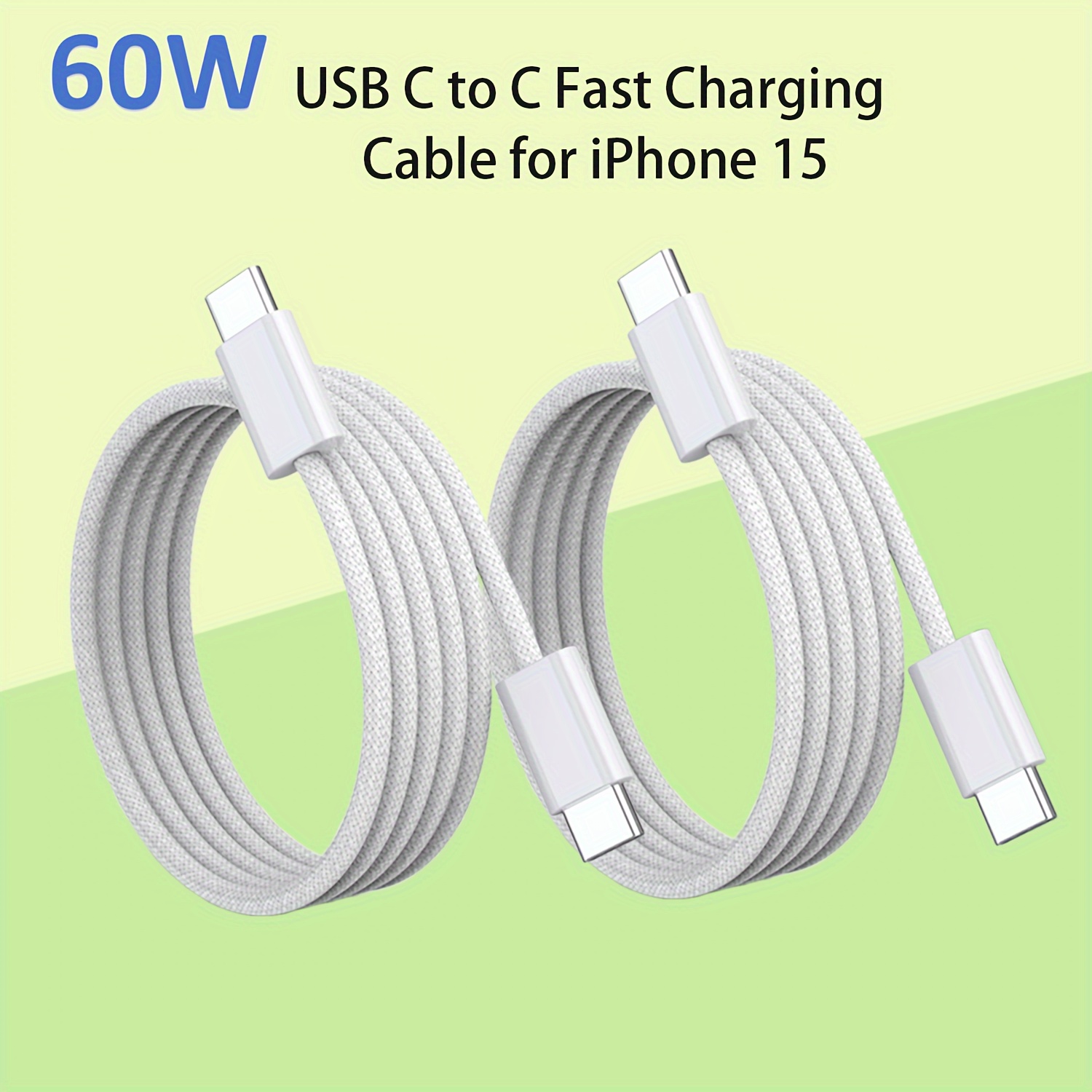 Câble de charge iPhone 8 broches vers USB-C - 4 pièces - Chargeur Apple  iPhone 