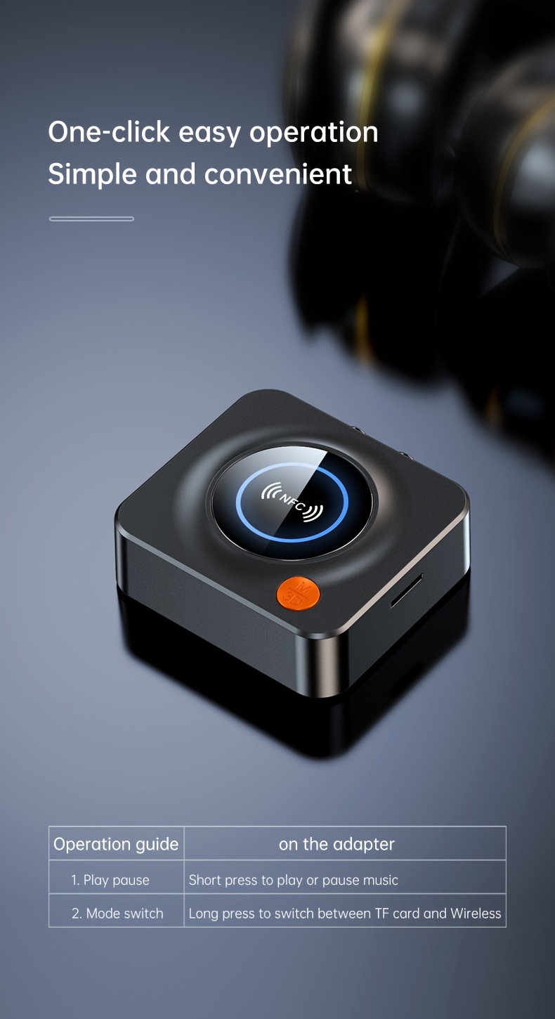 Wireless Audio Receiver Bt 5.1 Adapter Home Stereo System Temu