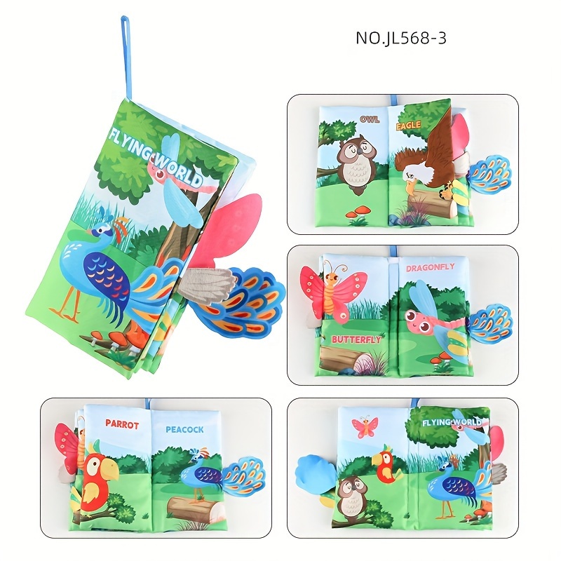 1 pièce Livre En Tissu Doux Pour Bébé, Queue D'animal 3d Et Rides, Livre Au  Toucher Et Au Toucher, Cadeau Parfait Pour La Saint-valentin/thanksgiving  (éléphant), Mode en ligne