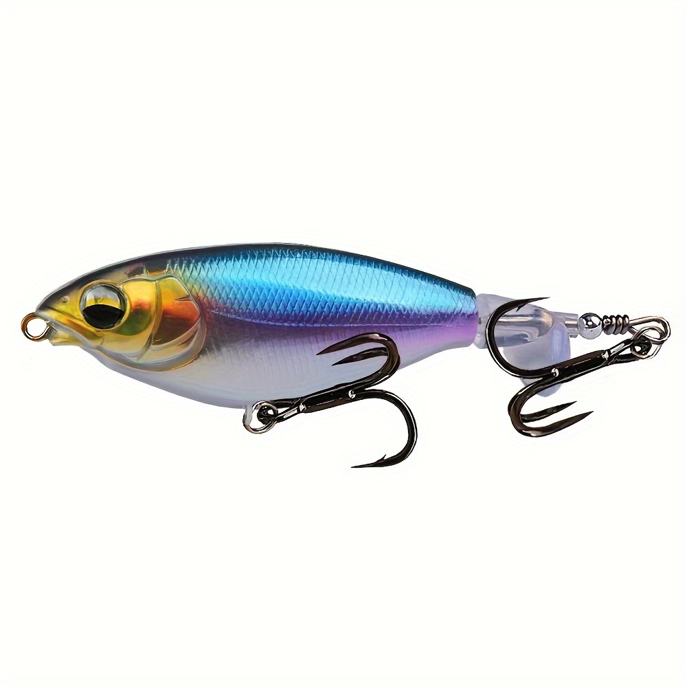 Whopper Plopper Topwater Floating Fishing Lures Rotating Tail A-06