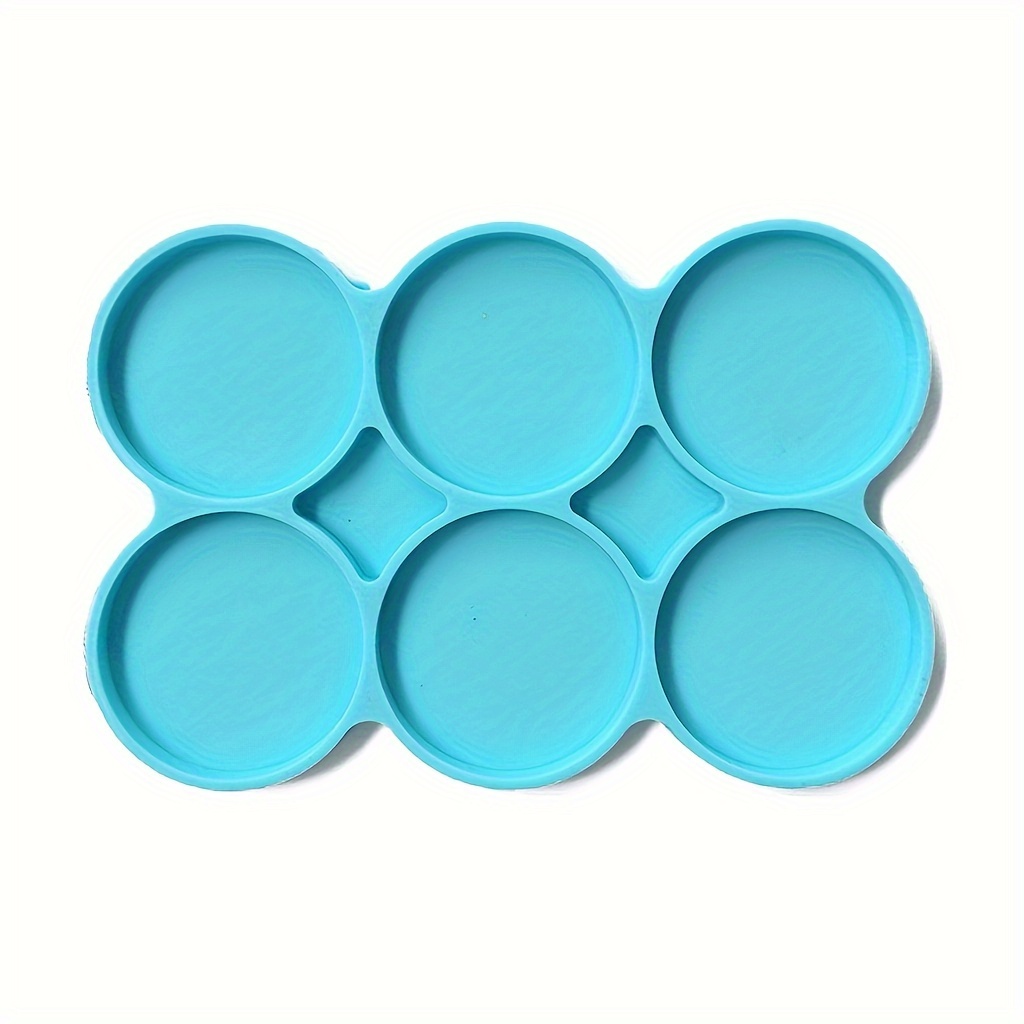 Round Silicone Cake Molds, 6 Pack Non-Stick Silicone Mold For Baking,  Cakes, Muffins And Resin Coasters - 4