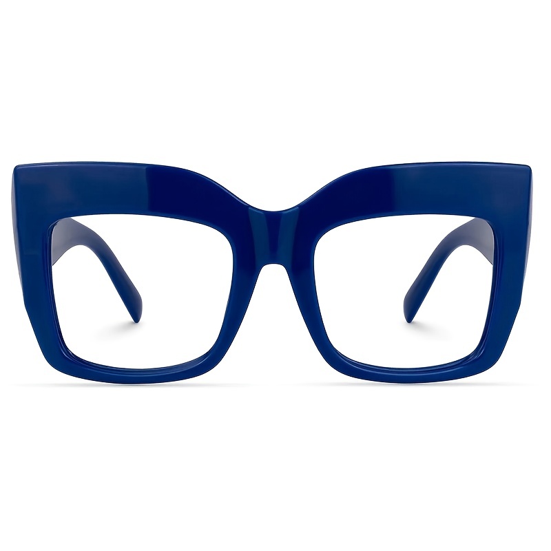 Square Light Blocking Glasses For Women Anti Eyestrain Eyeglasses