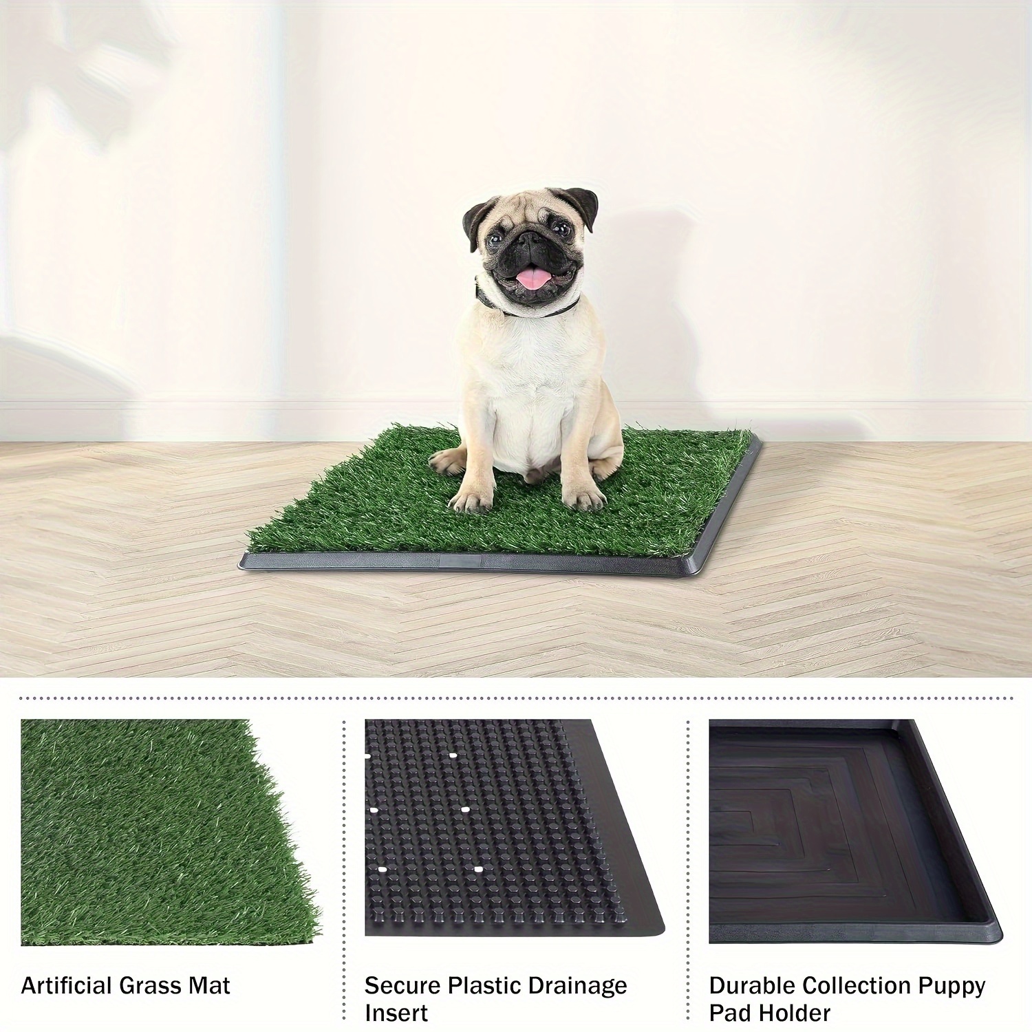 Grass potty outlet pad for dogs