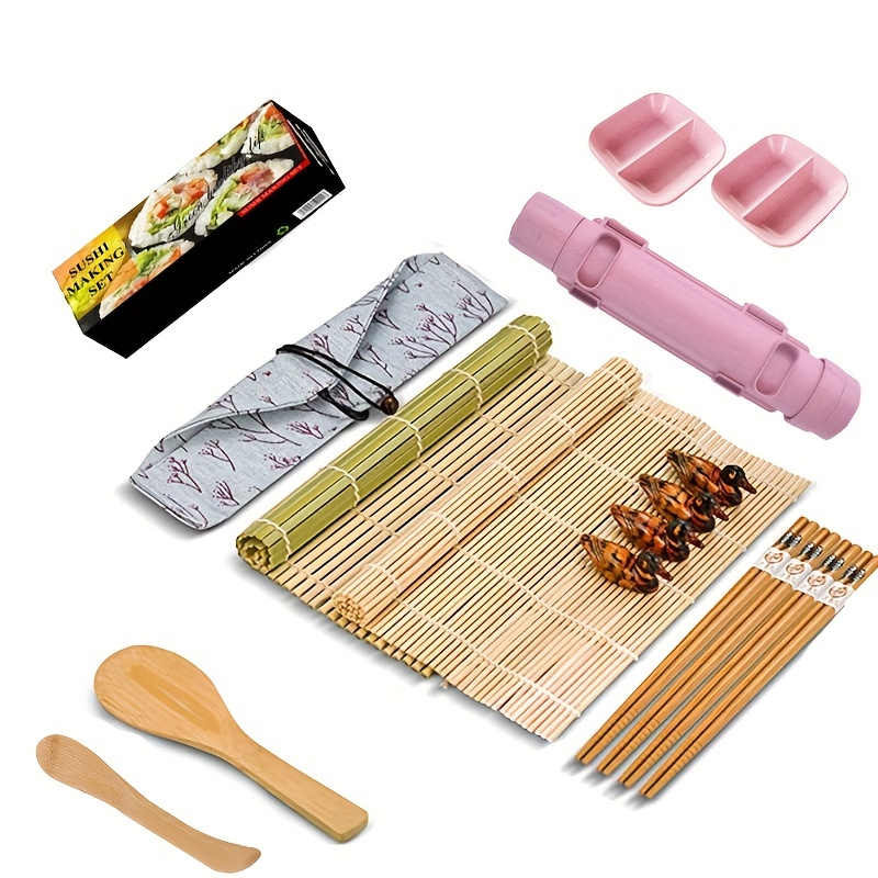 Sushi Chef Bamboo Rolling Mat and Paddle, EACH