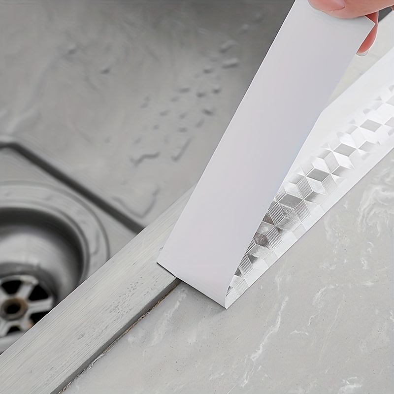 Self-adhesive Aluminum Foil Tape - Waterproof & Mildewproof Repair For  Bathtub, Shower, Toilet, Kitchen, Basin & Wall! - Temu