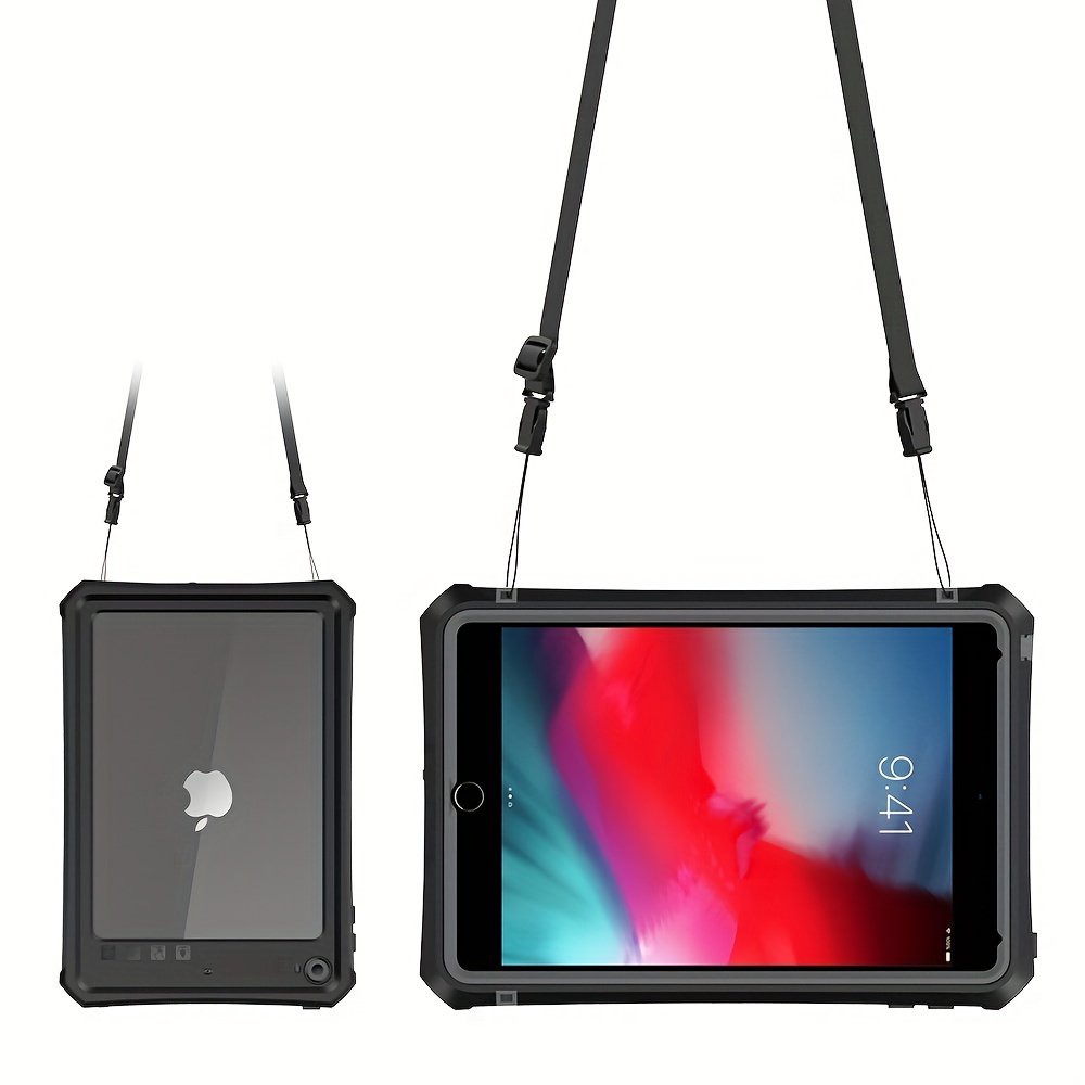 MUN-A14S | iPad Air 4 2020 / iPad Air 5 2022 | IP68 Waterproof, Shock &  Dust Proof Case With Handstrap & Kickstand