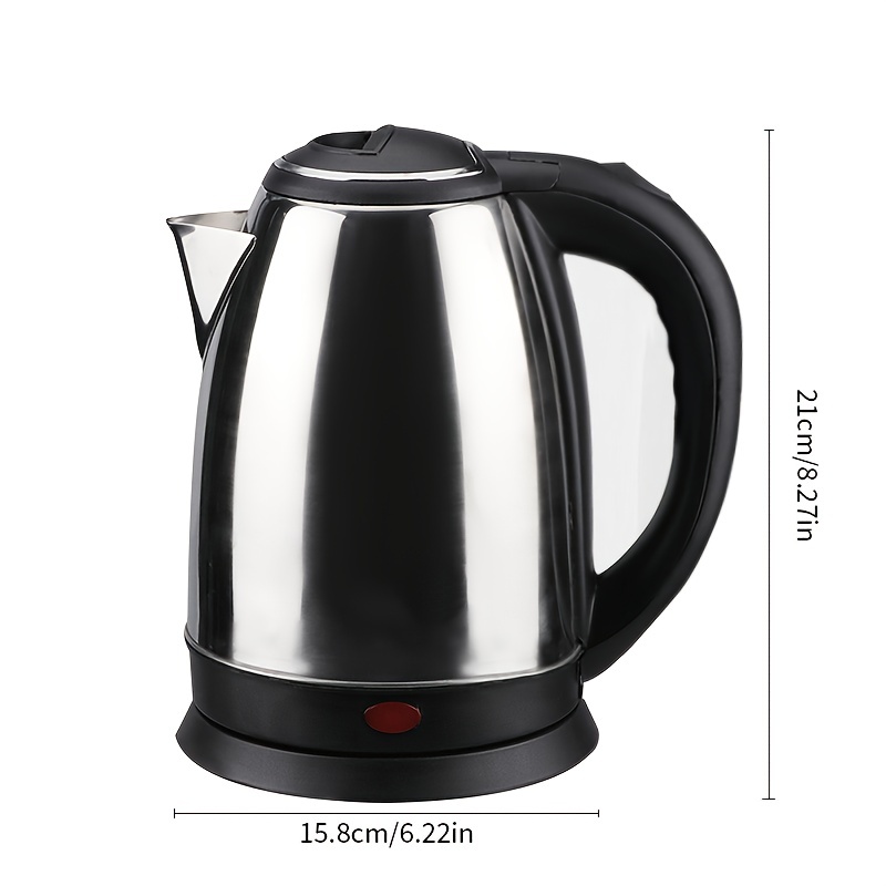 Household Electric Kettle, 220v Eu Plug Fast Boiling, Large Opening Visible  Kettle, With Automatic Power Outage And Anti Dry Burning Function,  High-power Drinkware Kitchen Accessories Home Kitchen Items Small Appliance  - Temu