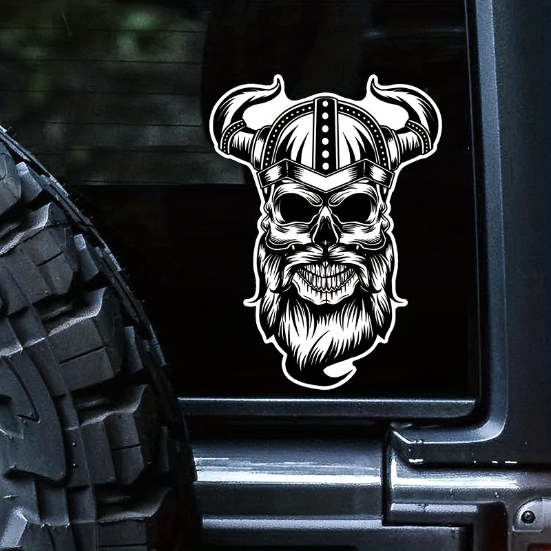 Warrior Skull - Viking - Sticker