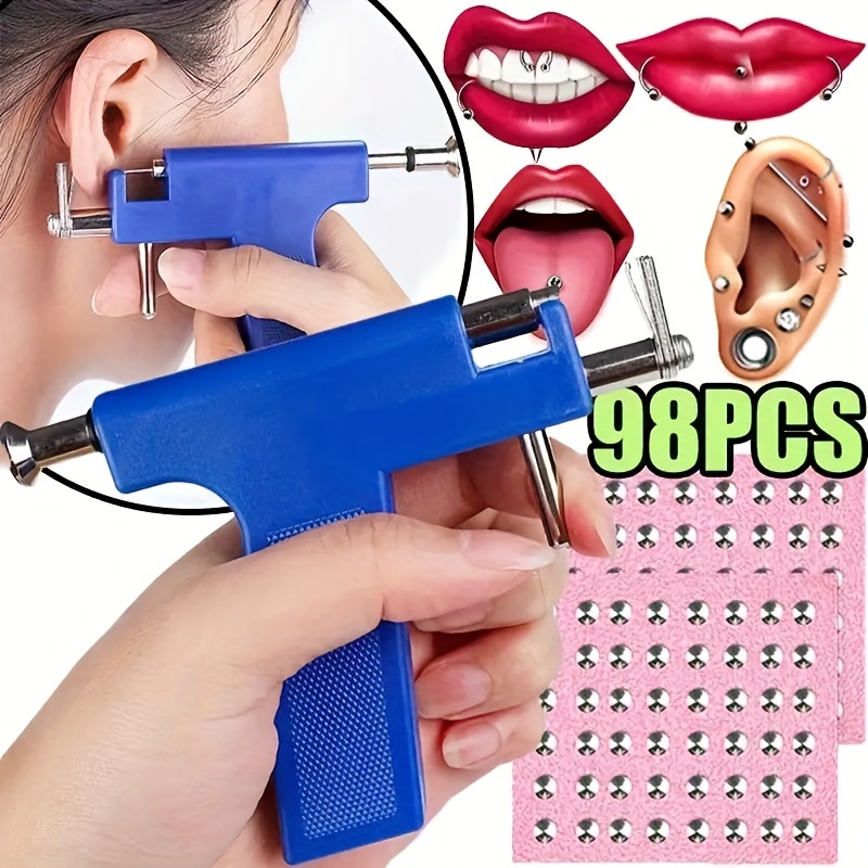 Ear Piercing Kit Disposable Self Ear Piercing Gun - Temu