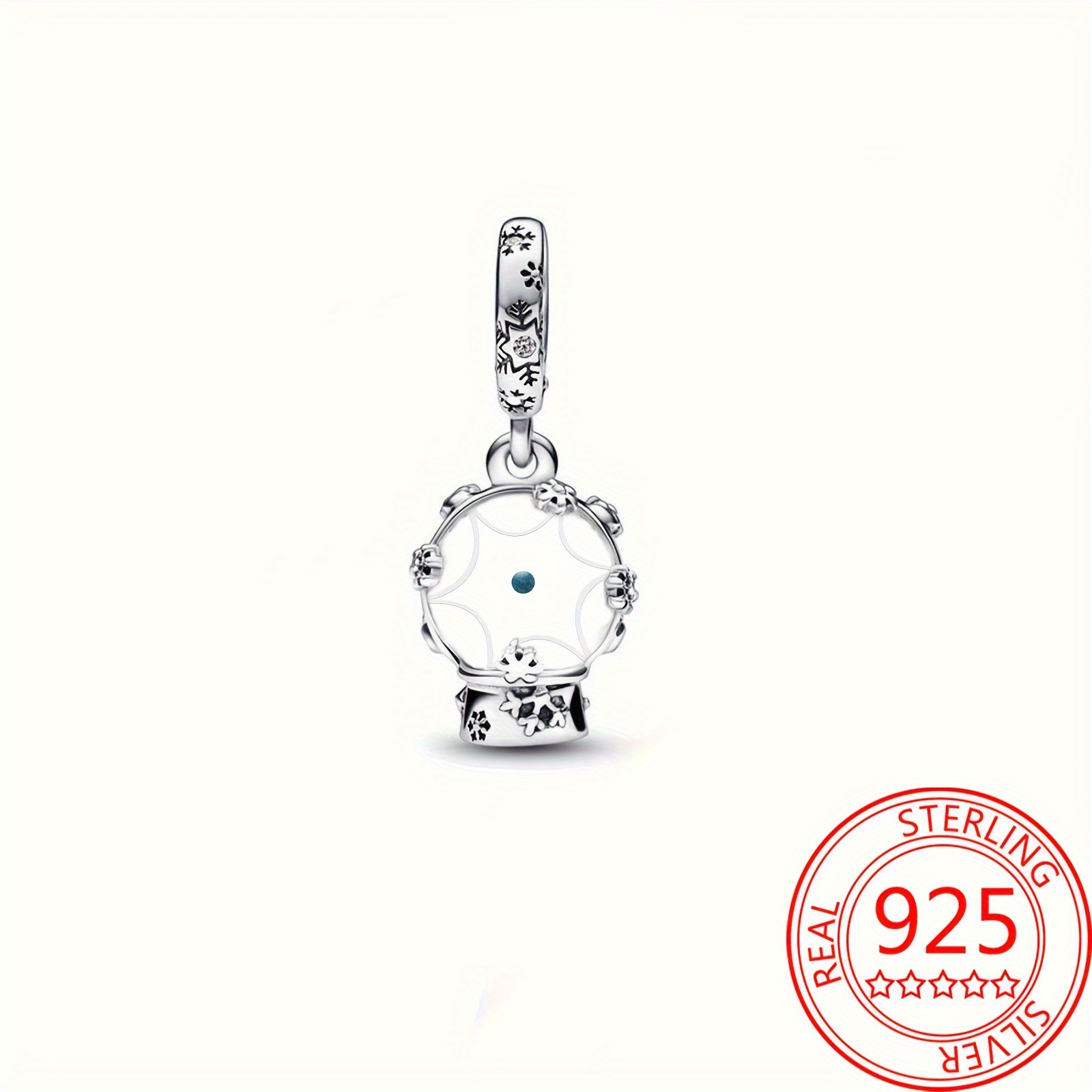 Gift Girl Real 925 Sterling Silver Puzzle Piece Hearts Splittable  Friendship Dangle Charm Fit Pandora Original Bracelet