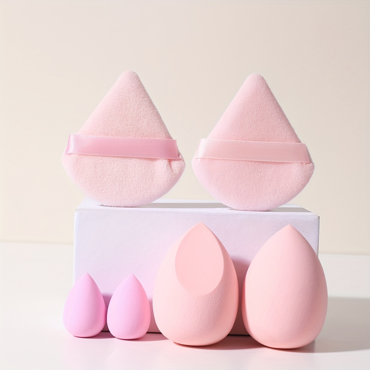 Dual use Makeup Sponge Set Soft Wet Dry Blender For Liquid - Temu