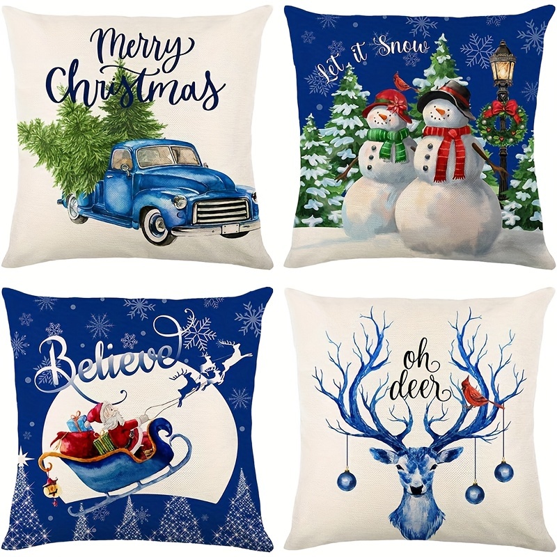 Outdoor holiday pillow clearance covers