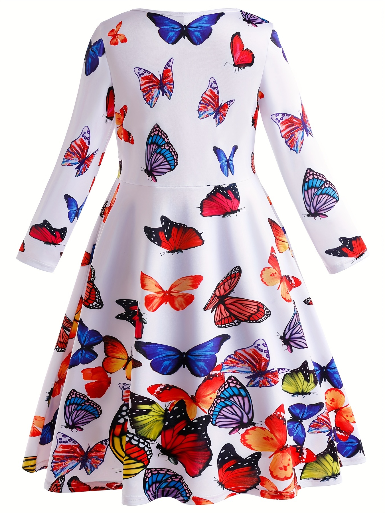 Long sleeve sale butterfly dress