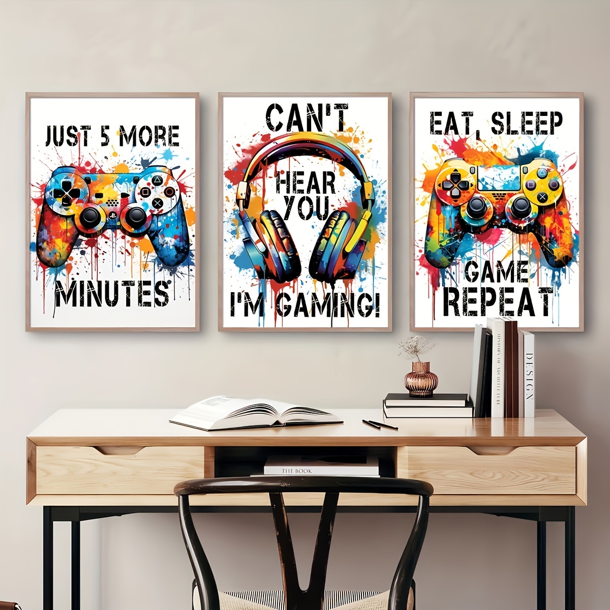 2pcs Gamer Controller Cool Gaming Wall Poster Décoration - Temu Switzerland