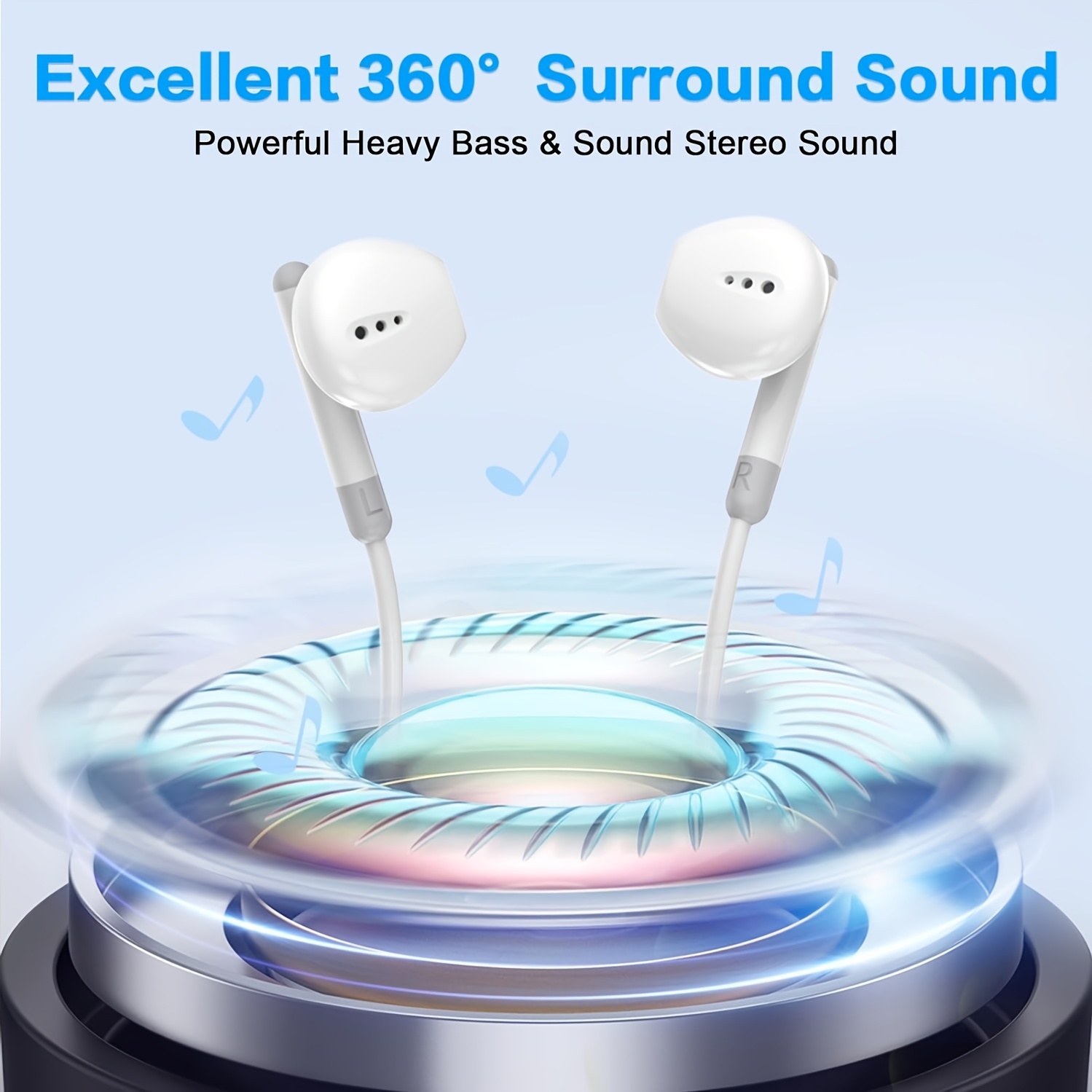 

Type C For Android 3.5mm Wired Earphones, Usb C Audio Earbuds In Ear Wired Earphone Calls, Music, Microphone And Call Controller, Noise Reduction