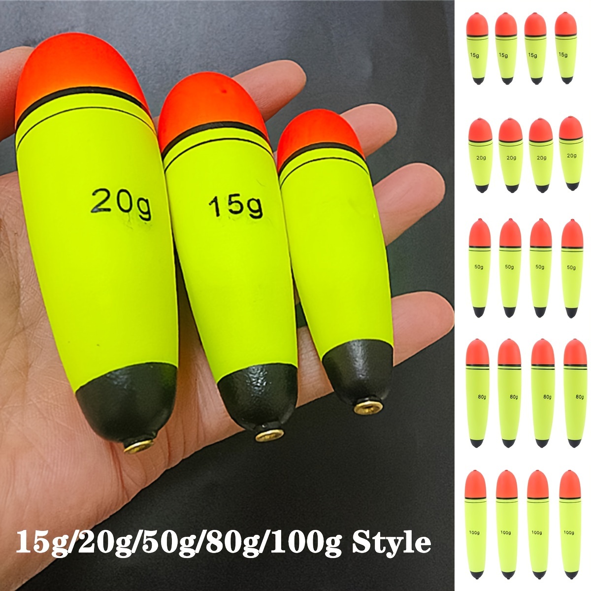 Large Head Vertical Fishing Float Buoys Perfect Anglers Want - Temu