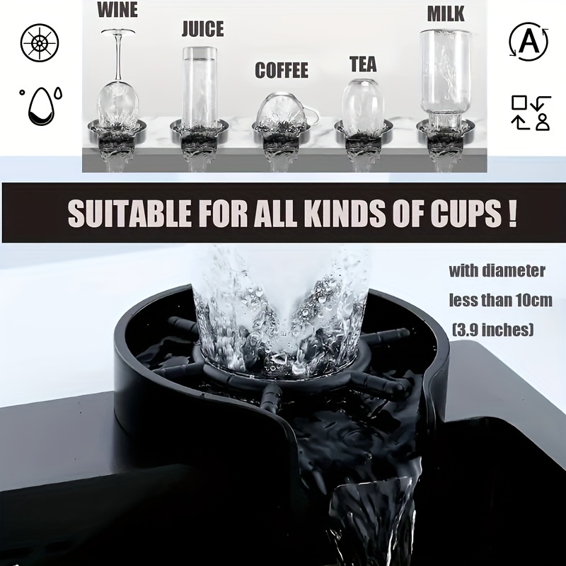 Automatic High Pressure Cup Washer for Home Kitchen Use