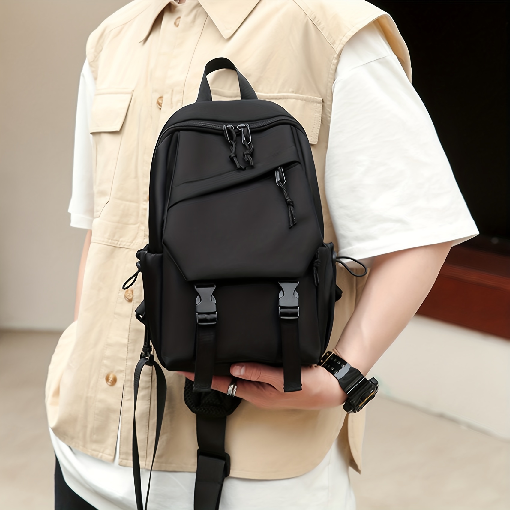 Men's New Casual Business Shoulder Bags Travel Sports Outdoor