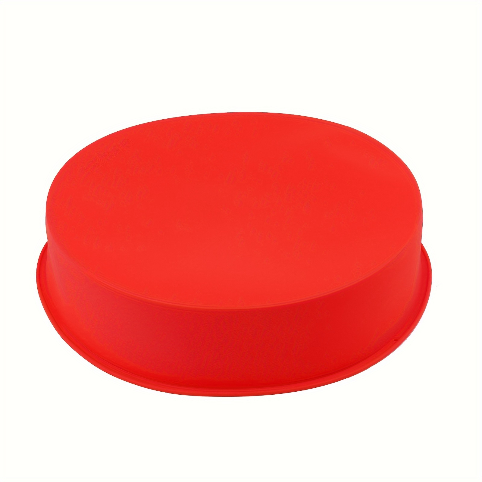 4 6 8 10 inch silicone mini large cake molds red round baking pan non stick silicone baking molds bakeware pan reusable cake pans for muffin cupcake layer cake cheese cake rainbow cake red set of 4 details 6