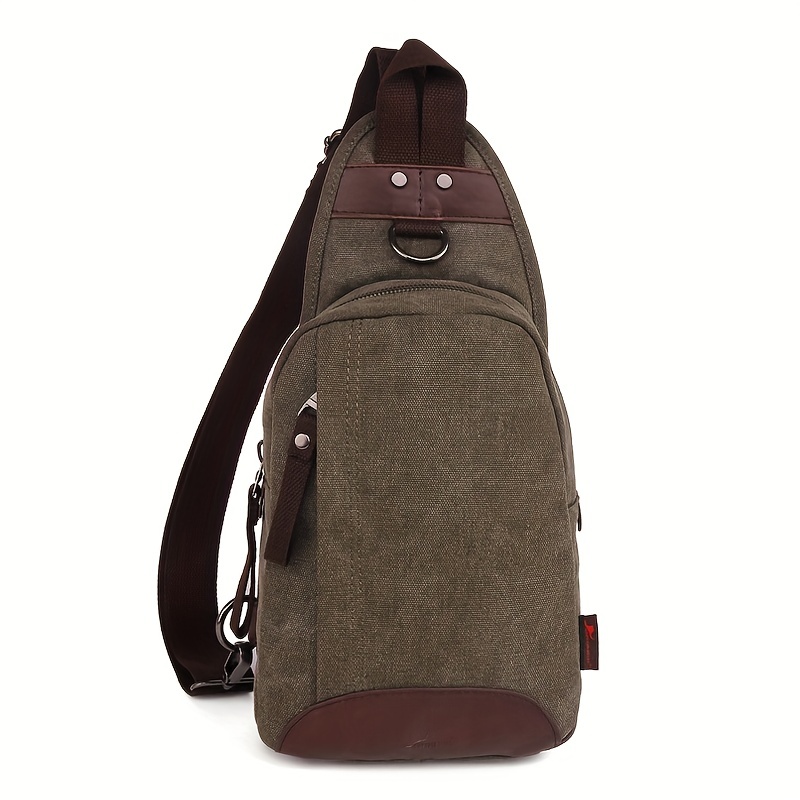 Crossbody Bag For Men,canvas Shoulder Bag For Phone For Passport