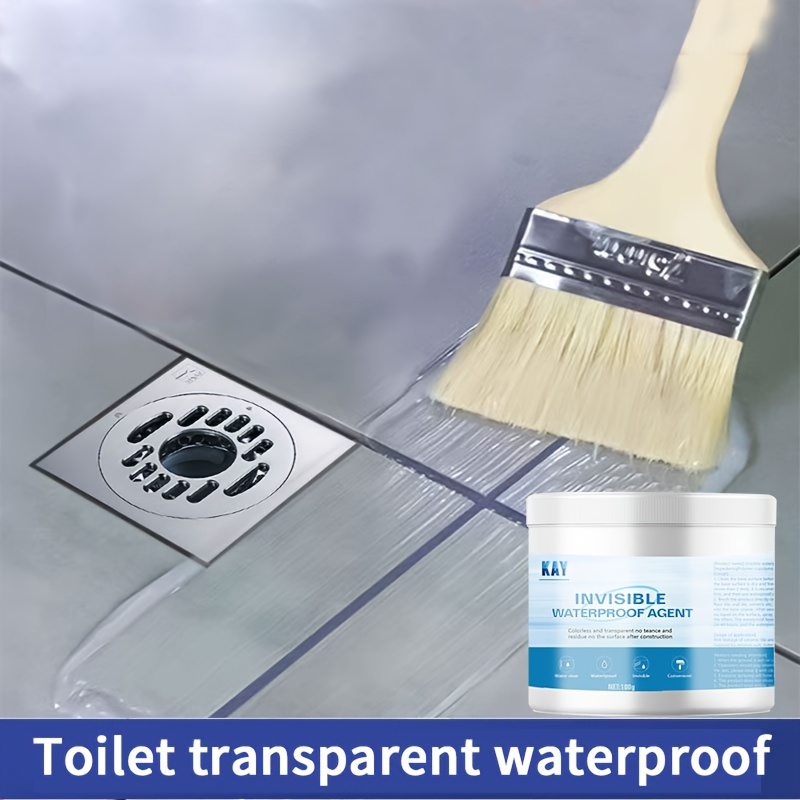 Colle transparente étanche pour réparation tardive, matériau de revêtement  de toilette, liquide pénétrant, colmatage de mur