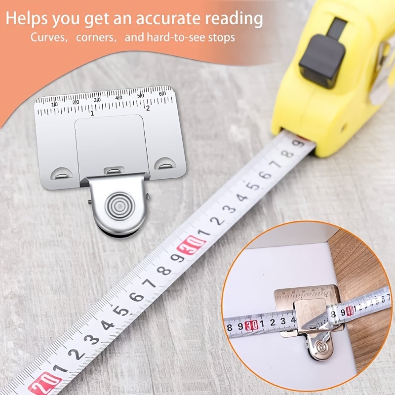 Zezzo Measuring Tape Clip for Accurate Measuring Corner Measure Positioning  Clamp In Stock Drop Shipping