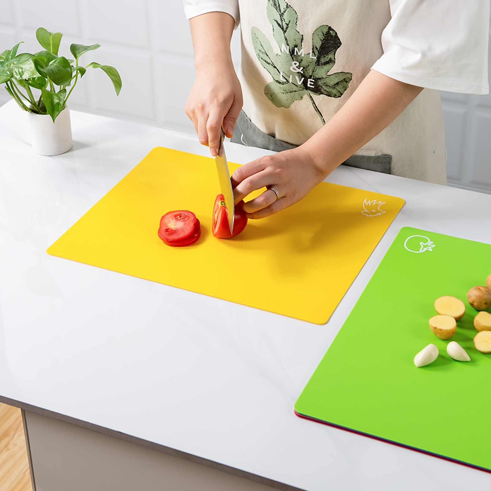 Disposable Cutting Board Sheet With Cutter For Camping - Temu