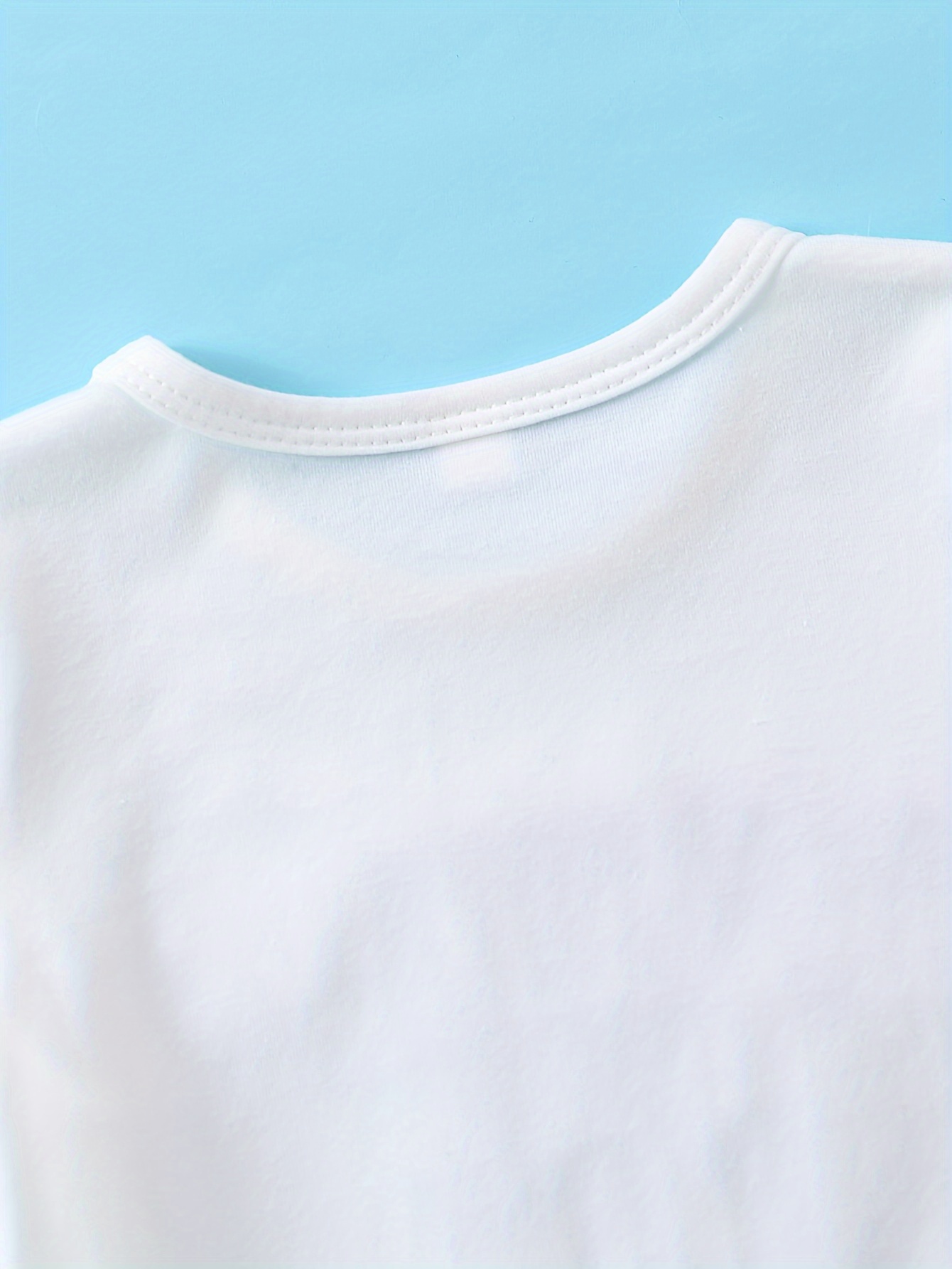 Buy LIFE White Printed Cotton Round Neck Girls T-Shirt