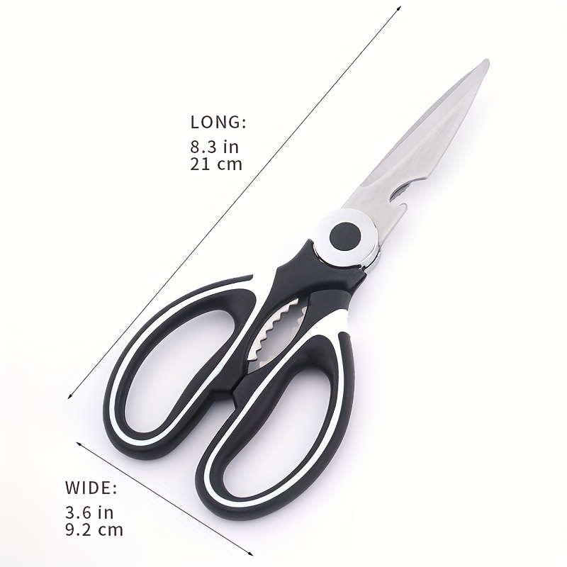 Scissors, Kitchen Shears, Super Sharp Premium Shears With Sheath, Heavy  Duty Poultry Shears, Bottle Opener, Multipurpose Scissors - Temu