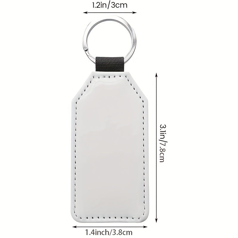 New Product Blank Sublimation Key Chain Blank Keychains To Sublimate Blank  Key Rings Single Sided Printing Pu Leather Keyring - Buy New Product Blank  Sublimation Key Chain Blank Keychains To Sublimate Blank