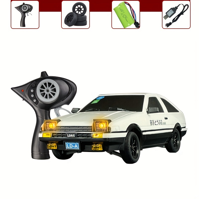 Carrinho De Controle Remoto Toyota Ae86 Drift 1/10 Vel 70 Km