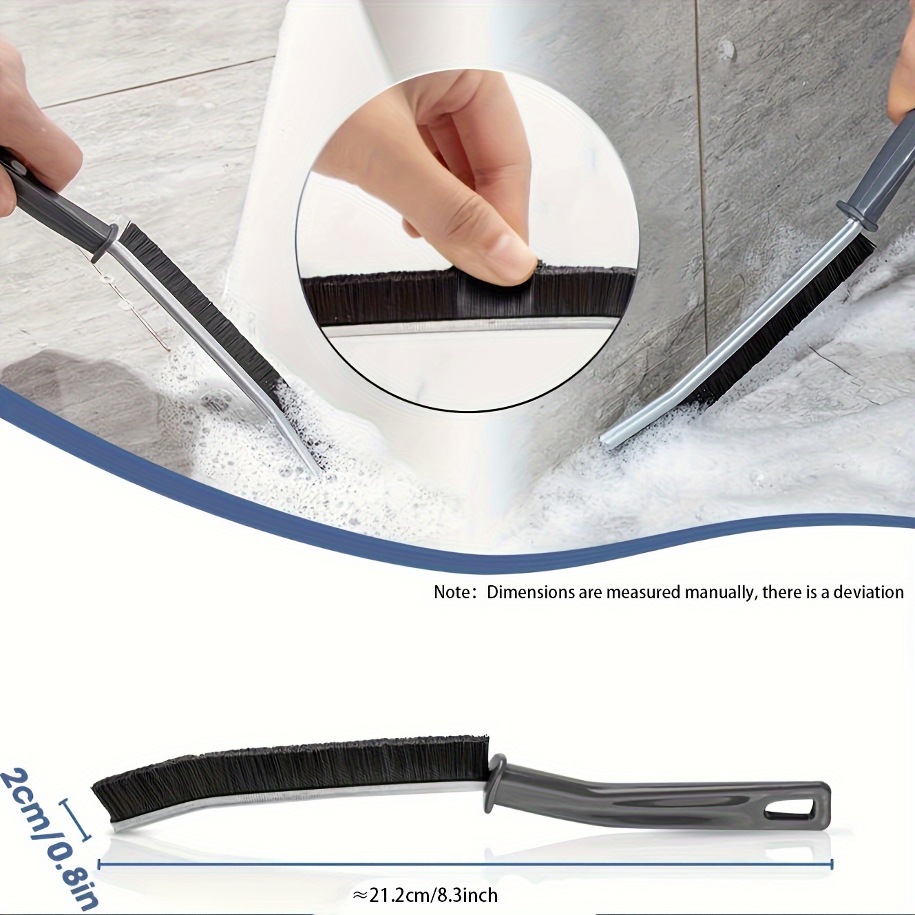 Dropship 1pc Multifunctional Window Groove Cleaning Brush; Crevice Dead  Corner Cleaning Tool 18cm*11cm to Sell Online at a Lower Price