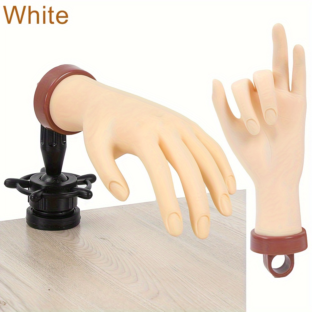 Practice Hand for Acrylic Nails, Nail Practice Hand Fake Hand for Nails  Training Practice Hand Mannequin Hands for Nails, Manicure Practice Hands  Nail