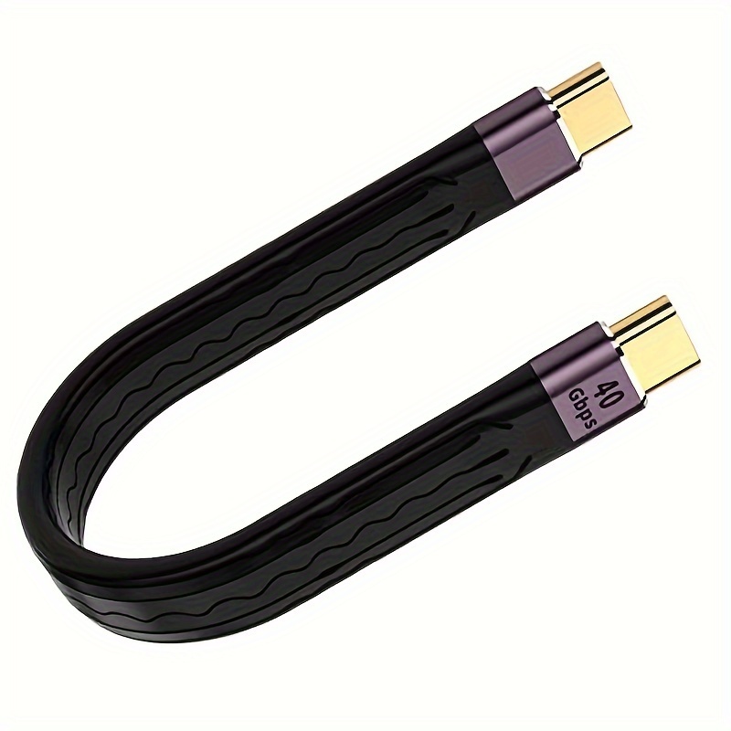 Cable USB C corto 0mm, conjunto de chips de carga rápida, super Universal  de 10 con salida de vídeo 4K, Material TPE Flexibl Sunnimix cargando línea  de datos