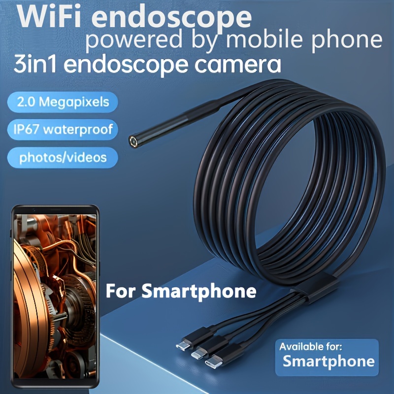 Caméra endoscopique Full HD 1080p MicroUsb Type-C, Android