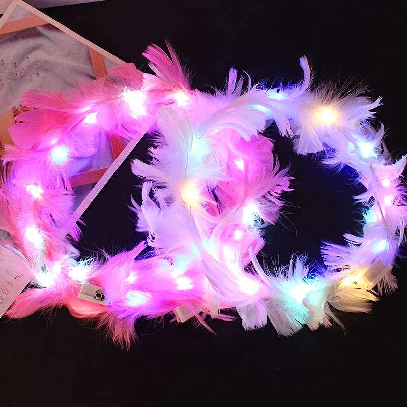 Bandeau lumineux en bois mignon avec bande de tête de lumière LED pour  enfants Aldult décorations de Noël bandeau de cheveux Accessoires de  cheveux de haute qualité