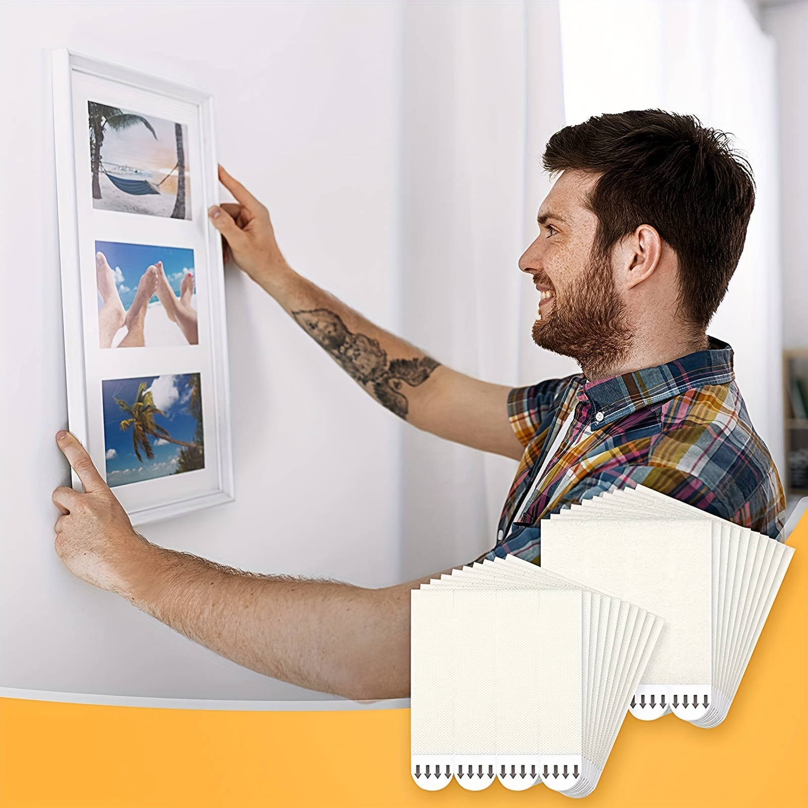 Picture Hanging Strips No Damage Hanging Picture Hangers - Temu