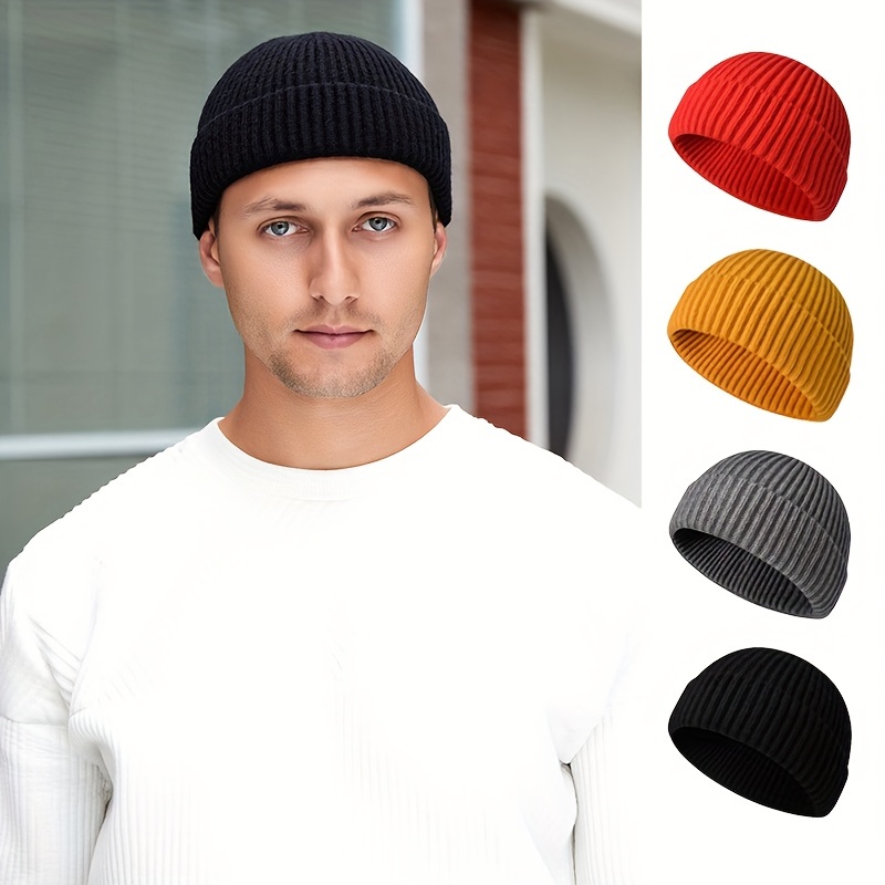 Spring And Autumn New Hip Hop Hat Without Brim Street Hat Personality  Brimless Round Hat Sailor