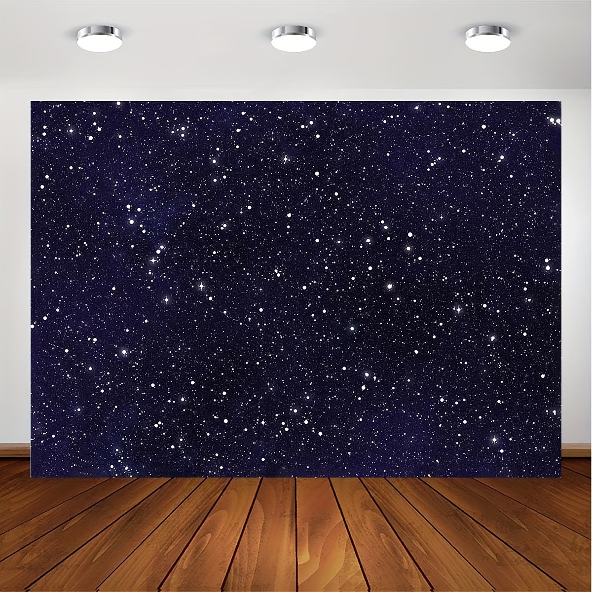 1pcs 7x5ft Night Sky Star Moon Backdrops Universe Space - Temu