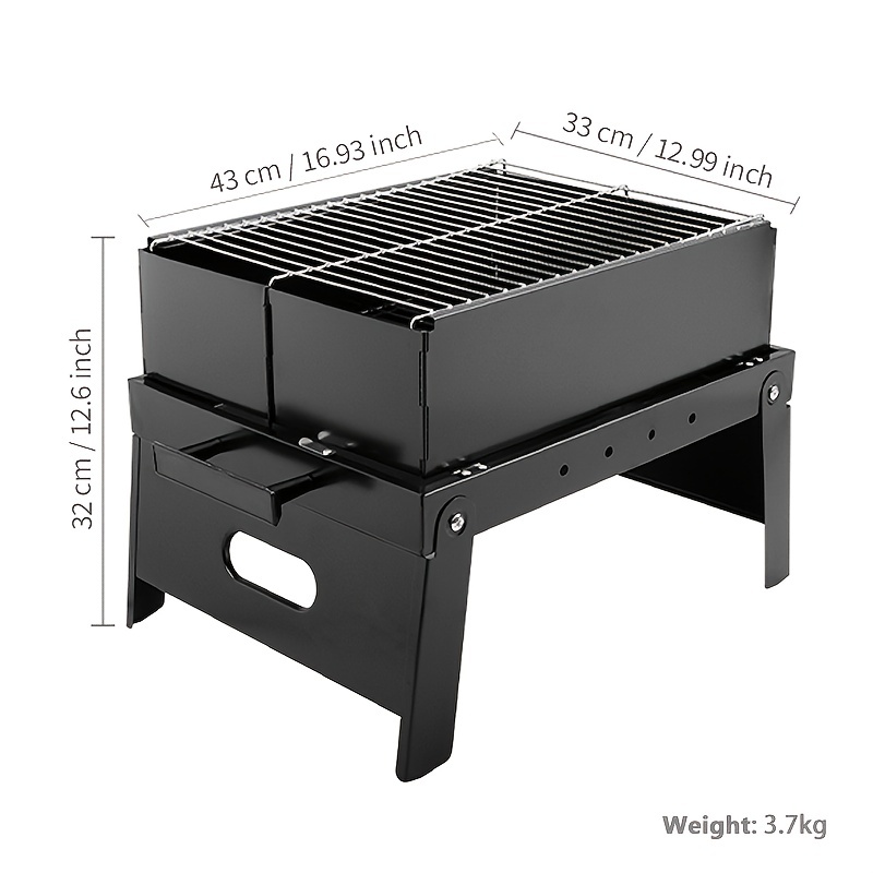 1pc Kitchen Household Foldable Barbecue Grill Home Party Meat Rack