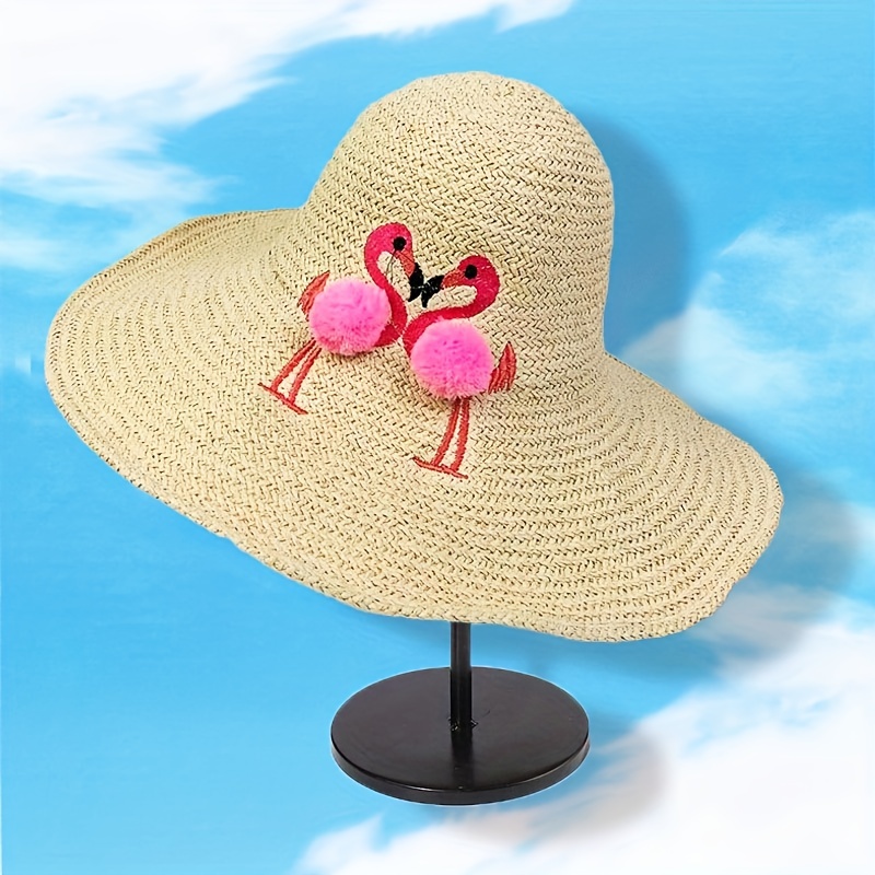 Flamingo - Straw Hat