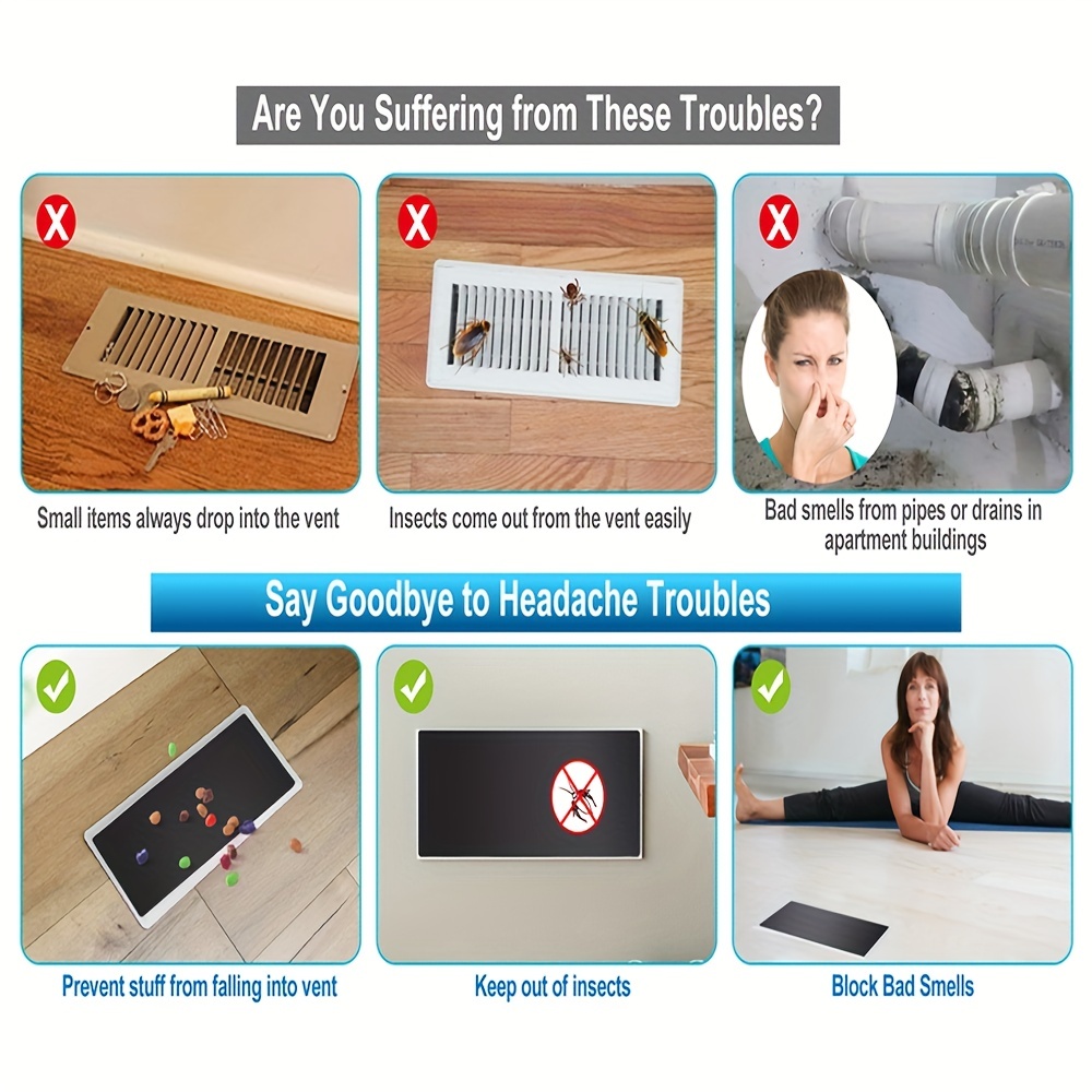 High Strength Magnetic Vent Covers For Home Floor - Temu