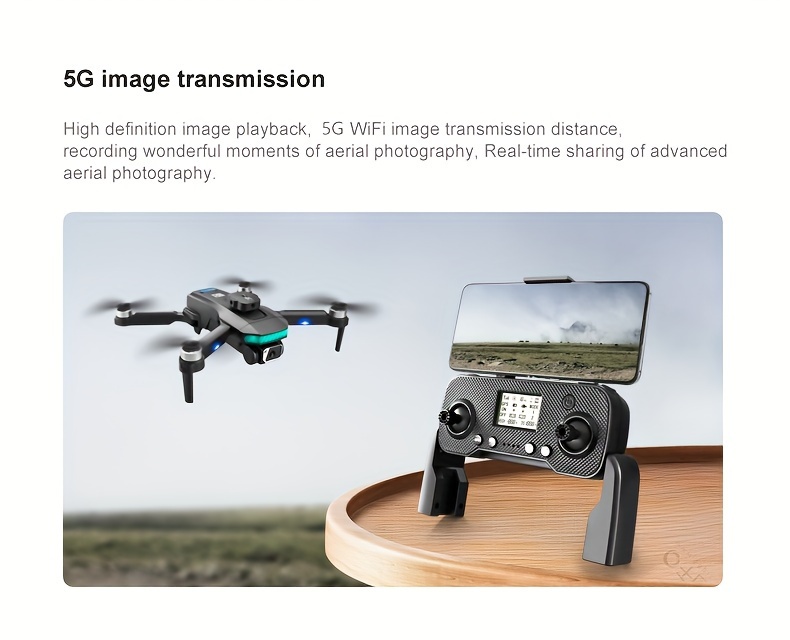 esc hd dual camera, d8 pro aerial photography drone with esc hd dual camera gps automatic return to home brushless motor optical flow positioning 360 intelligent obstacle avoidance christmas gift details 6