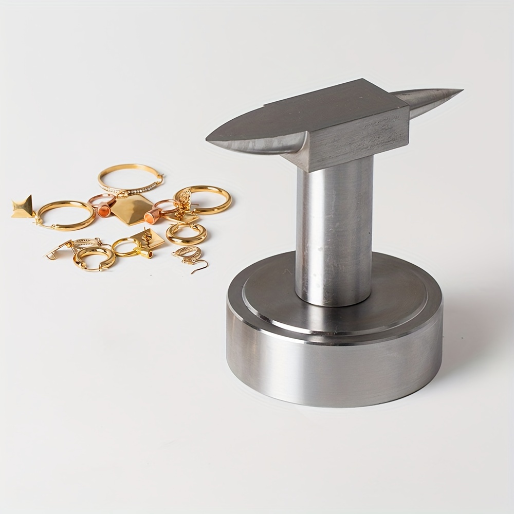 PMC Supplies LLC 13 oz 368 Grams Mini Horn Anvil Forming Metal Work Forming  Bench Block Metalsmith Jewelry Ring Making Work Surface