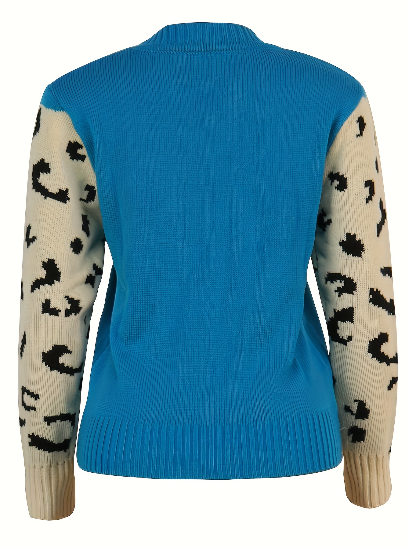 Leopard hotsell knit sweater