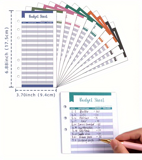 Quaderno Piano Mensile Del Budget A5, 1 Pezzo Di Quaderno Giornale Di  Budget Per Il Denaro, Quaderno Piano Di Risparmio Del Budget Portatile Non  Datato, Quaderno A Spirale Per Il Tracciamento Delle